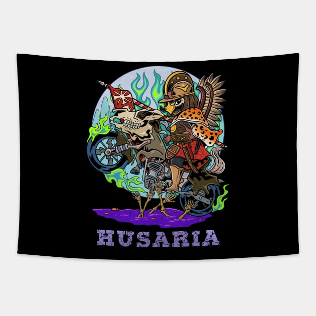 Steel Guardians: Polish Winged Hussars in Metal Tapestry by Holymayo Tee