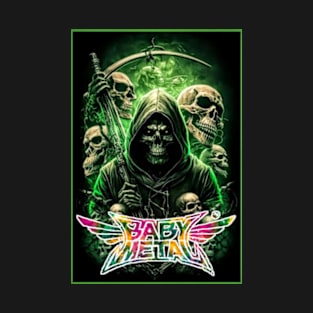 green babymetal skulls T-Shirt