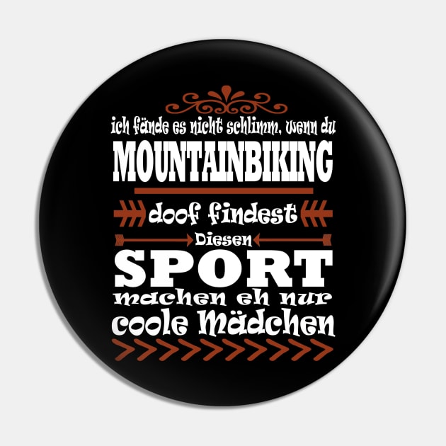 Mountainbiken Downhill Sport Mädchen Berge Pin by FindYourFavouriteDesign