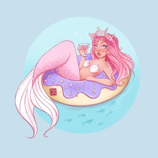 Pool party mermaid T-Shirt