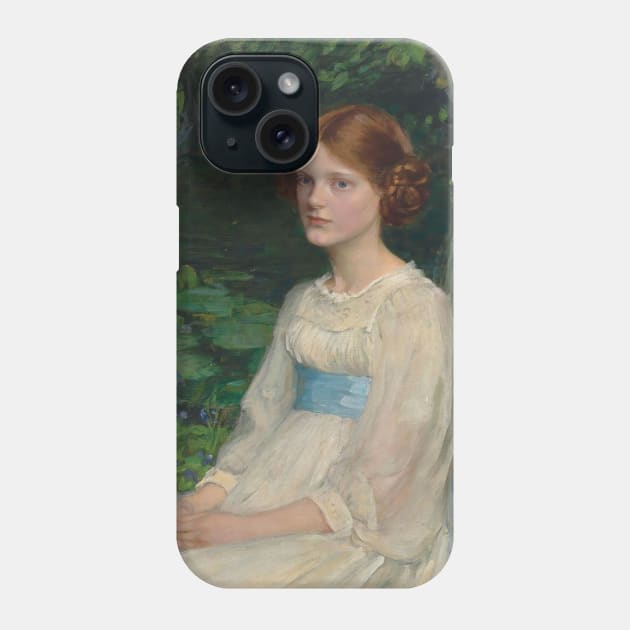 Miss Betty Pollock by John William Waterhouse Phone Case by Classic Art Stall