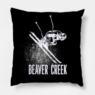 Beaver Creek CO Ski Mountain Resort Downhill Skier Pillow