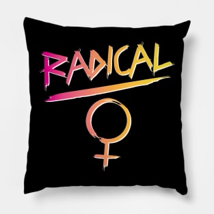 Radical Feminist 80s Female Symbol Shirt Pillow