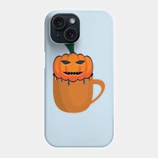 Halloween horror coffee Phone Case