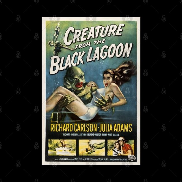 Creature From The Black Lagoon Movie Poster by Noir-N-More