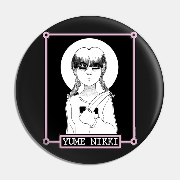 Yume Nikki Pin by SnowyCicadaArt