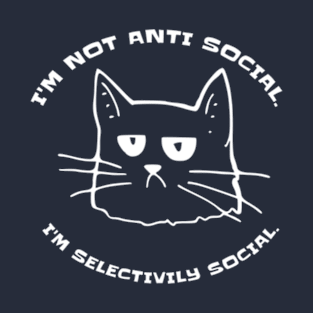 anti social cat T-Shirt