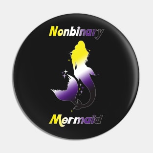 Nonbinary Mermaid Gay Pride Parade Non-Binary Mermaid Pin