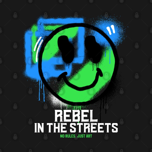 Rebel in the streets graffiti doodle by Rdxart