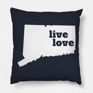 Connecticut - Live Love Connecticut Pillow
