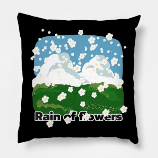 Rain of flowers, flourish Pillow