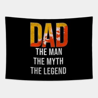 Bhutanese Dad The Man The Myth The Legend - Gift for Bhutanese Dad With Roots From Bhutanese Tapestry