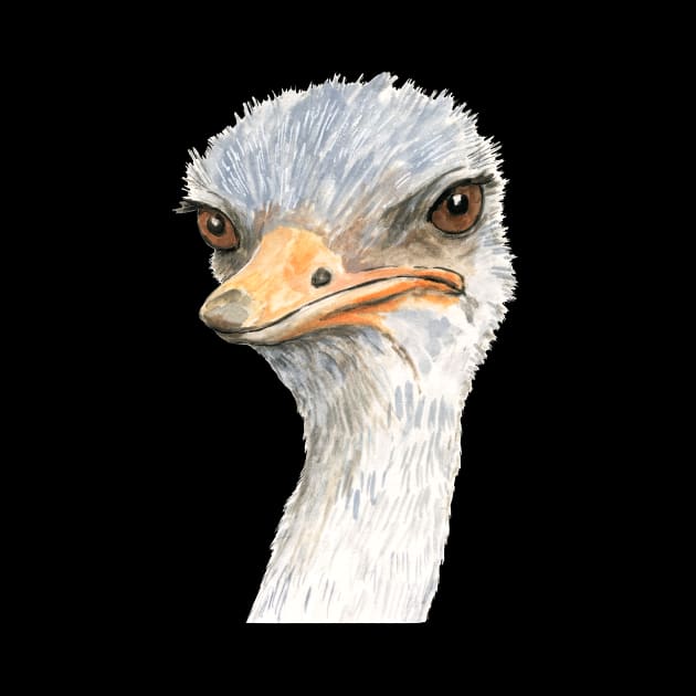 Disapproving Ostrich by AlisonKolesar