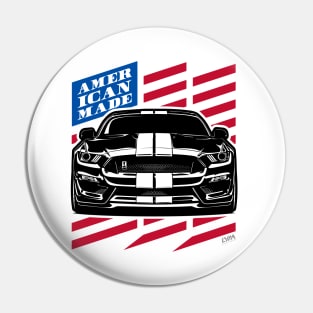 Mustang GT350 American Flag American Made Pin