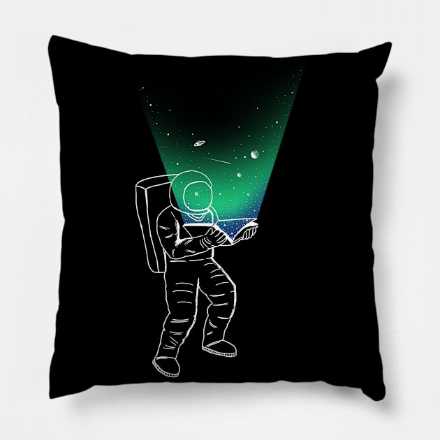 Book Space V2 Pillow by Sachpica