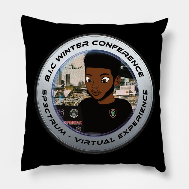 BIC Winter Conference - Boy Pillow by blacksincyberconference