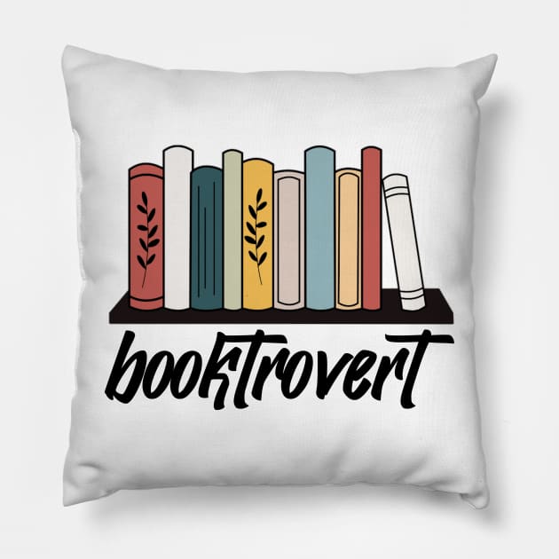 Booktrovert Pillow by maryamazhar7654