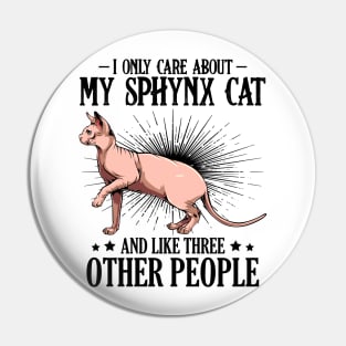 Sphynx Cat Pin