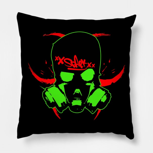 Toxic Pillow by SparkArt14