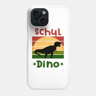 Schuldino Dinosaurier Schulbeginn T shirt Phone Case