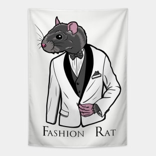 Fashion Rat in a Suit Tapestry