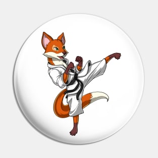 Fox Karate Pin