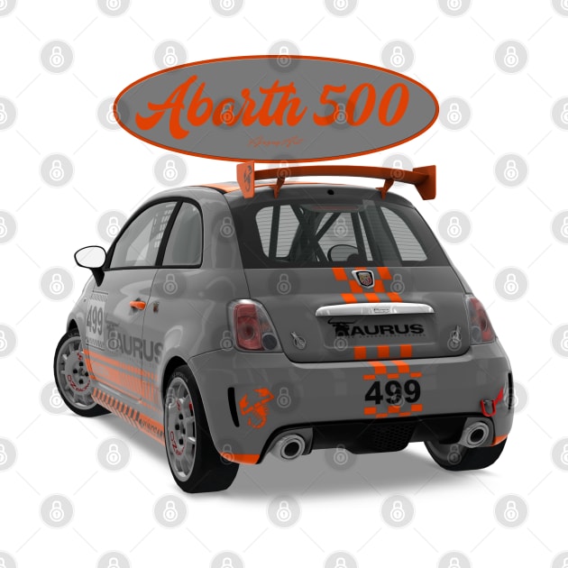 ABARTH 500 499 Back by PjesusArt