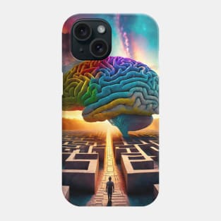 brain maze Phone Case