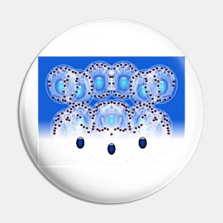 Bejeweled Ice Corpuscles Pin