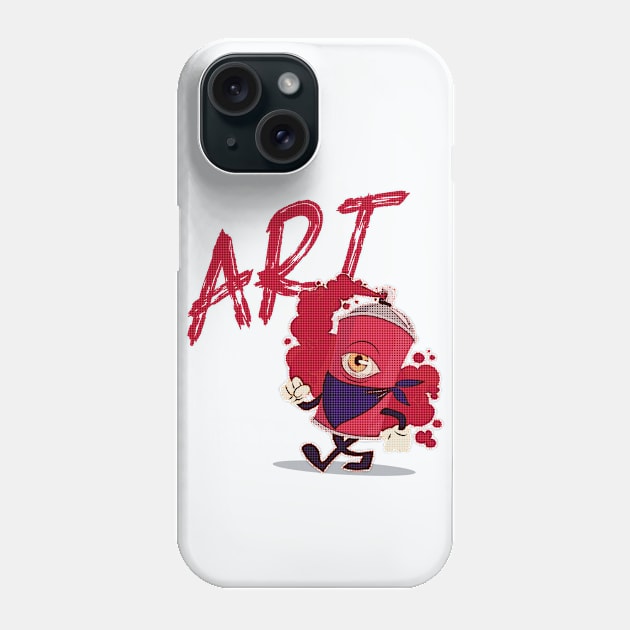 Retro ART: CAN't live without it red Phone Case by TeachUrb