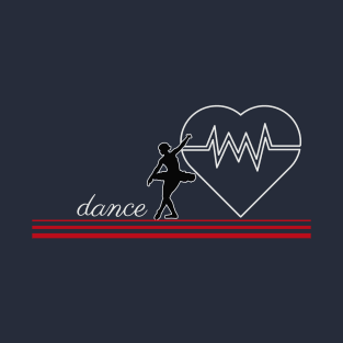 Dance Ballet HeartBeat T-Shirt