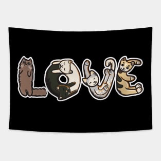 Cute & Adorable LOVE Kittens And Cats Tapestry