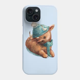 Winter Bull Phone Case