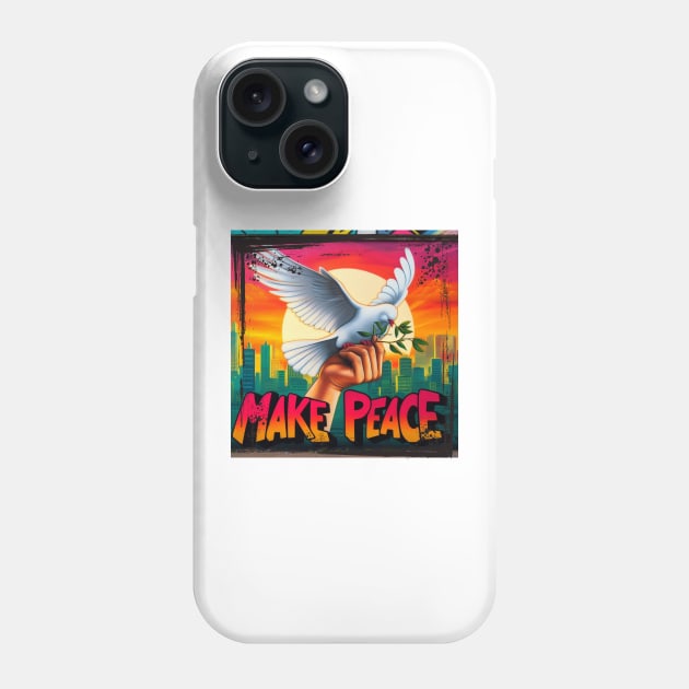 Make  Peace Phone Case by Mujji