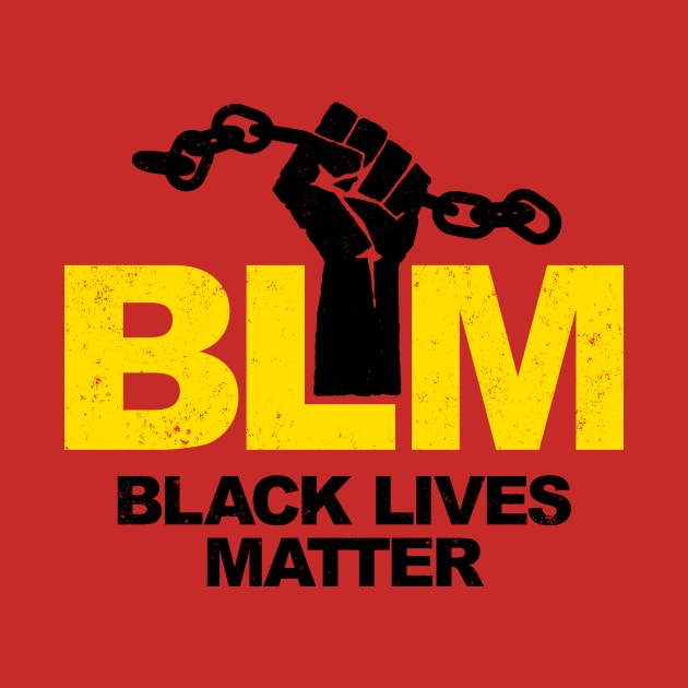 Black Lives Matter 2 (for Red Shirts) by MotiviTees