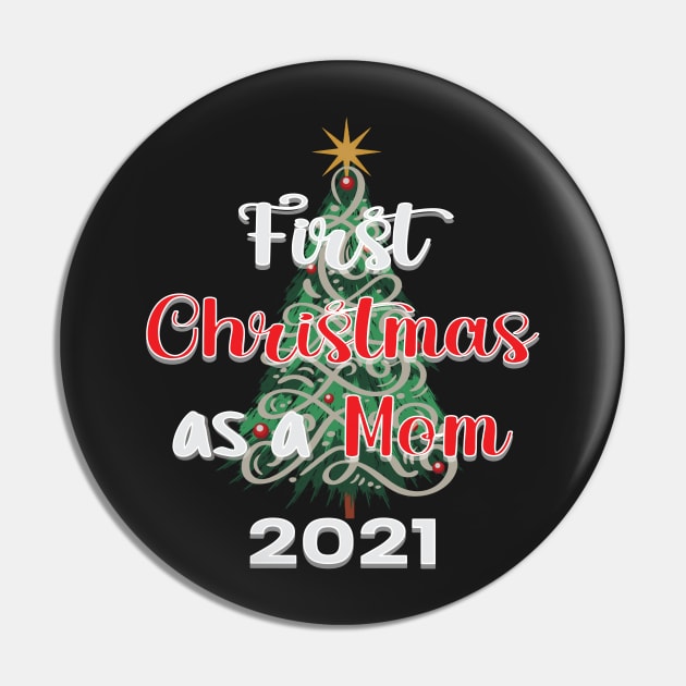 FIRST CHRISTMAS AS A MOM QUOTE DESIGN MAKES A CUTE SHIRT, MUG, GREETING CARD Pin by KathyNoNoise