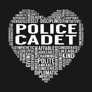 Police Cadet Heart T-Shirt