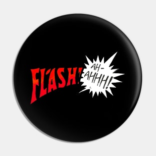 Flash Ah-Ahhh Logo Pin