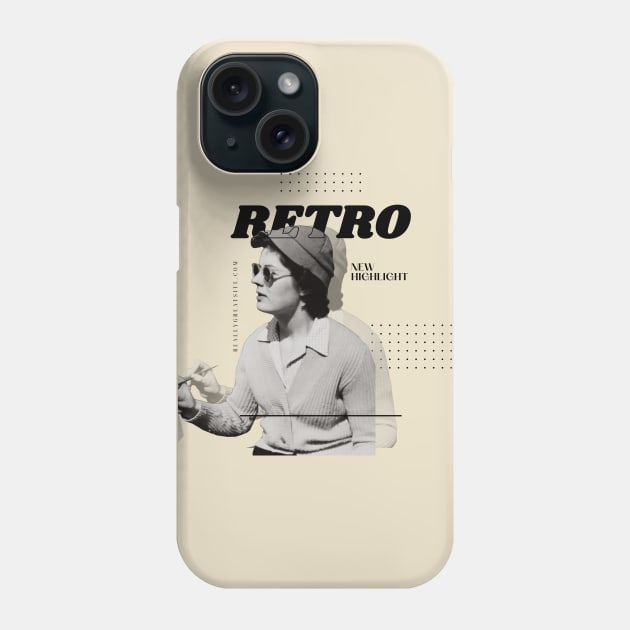 Old fashioned women journalist Phone Case by redsunflower