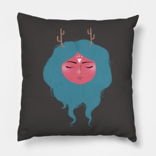 Alien girl Pillow