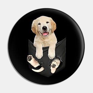 Golden retriever with love Pin