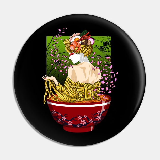 Geisha Ramen Pin by drixalvarez