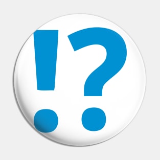 Exclamation Question Marks Symbols Emoticon Pin