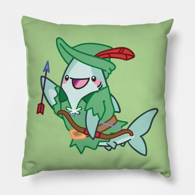 Byte's Costume: Robin Hood Pillow by bytesizetreasure