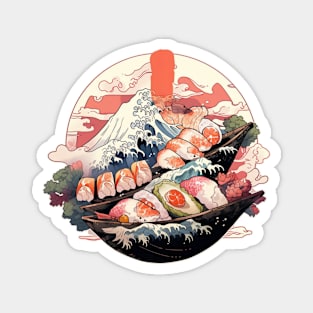 Zen Sushi Waters Magnet