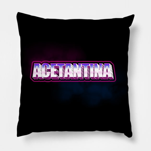 Acetantina vaportrap Pillow by okefandi