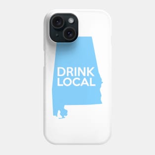 Alabama Drink Local AL Blue Phone Case