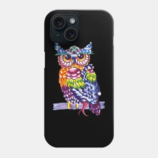 Rainbow Owl Phone Case