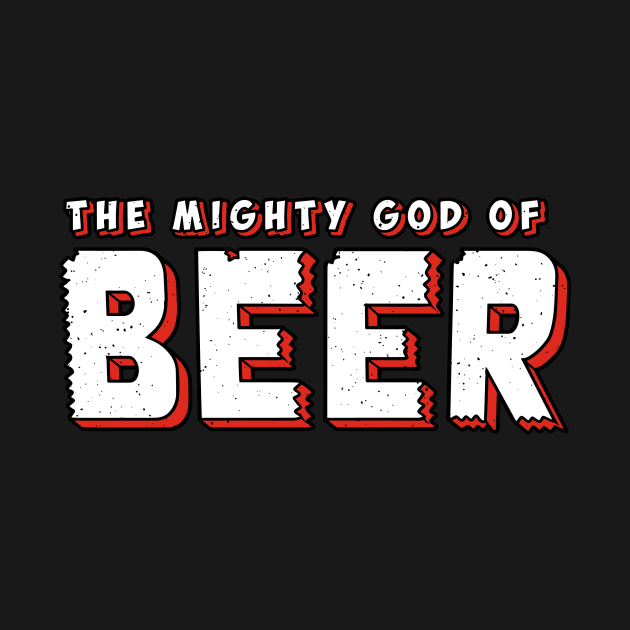 God of Beer Logo - White by Firebrander