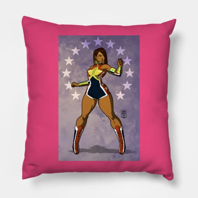 Wondeisha Pillow by drdre74